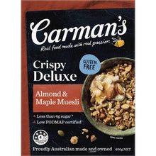 Carman's Muesli Crispy Deluxe Almond & Maple 400g