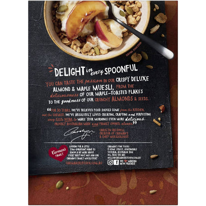 Carman's Muesli Crispy Deluxe Almond & Maple 400g