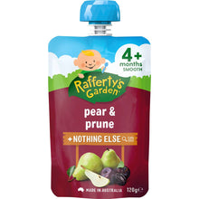 Rafferty's Garden Baby Food Pouch Pear & Prune & Nothing Else 4+ Months 120g