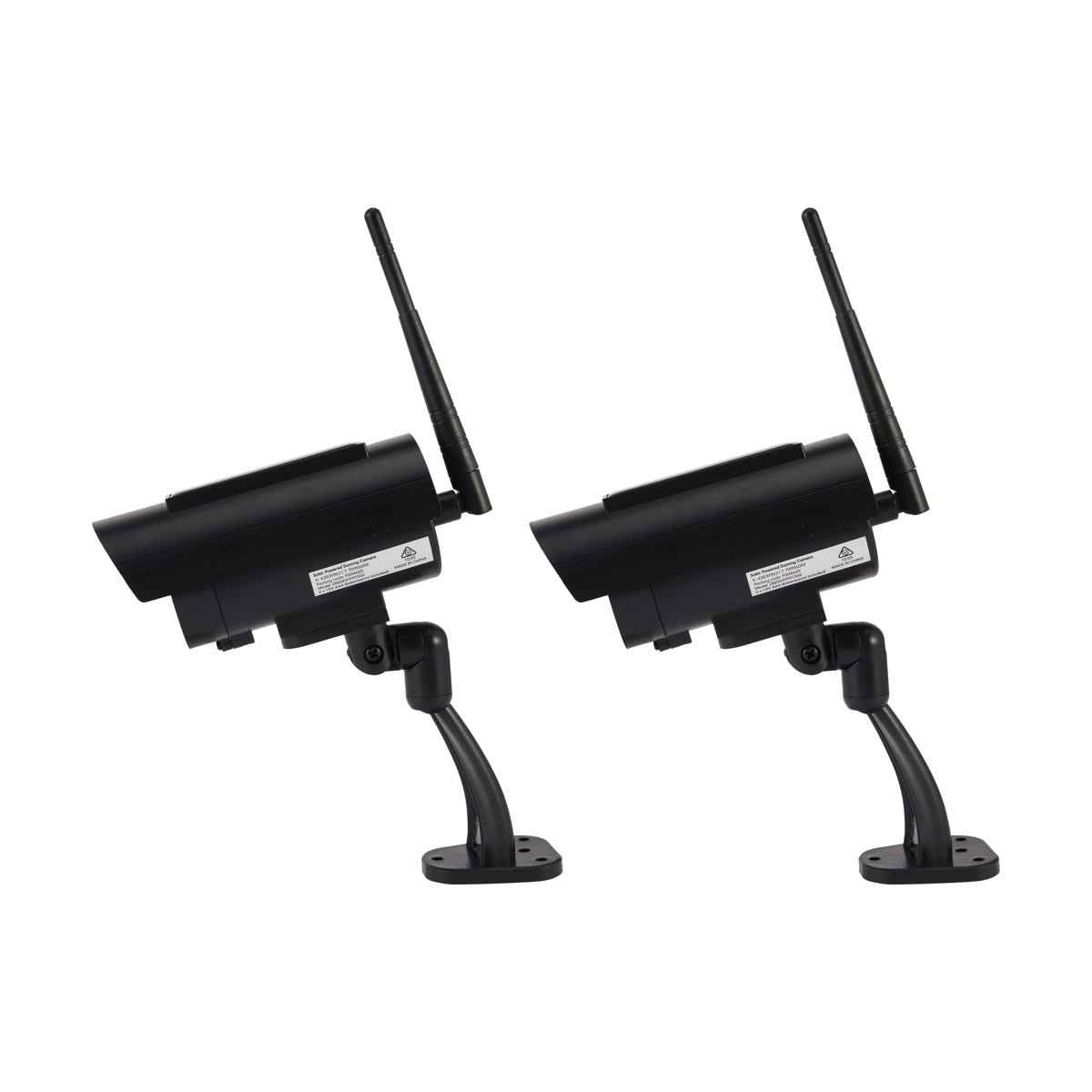 2 Pack Solar Dummy Cameras