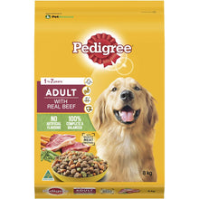 Pedigree Adult Dry Dog Food with Real Beef 8kg