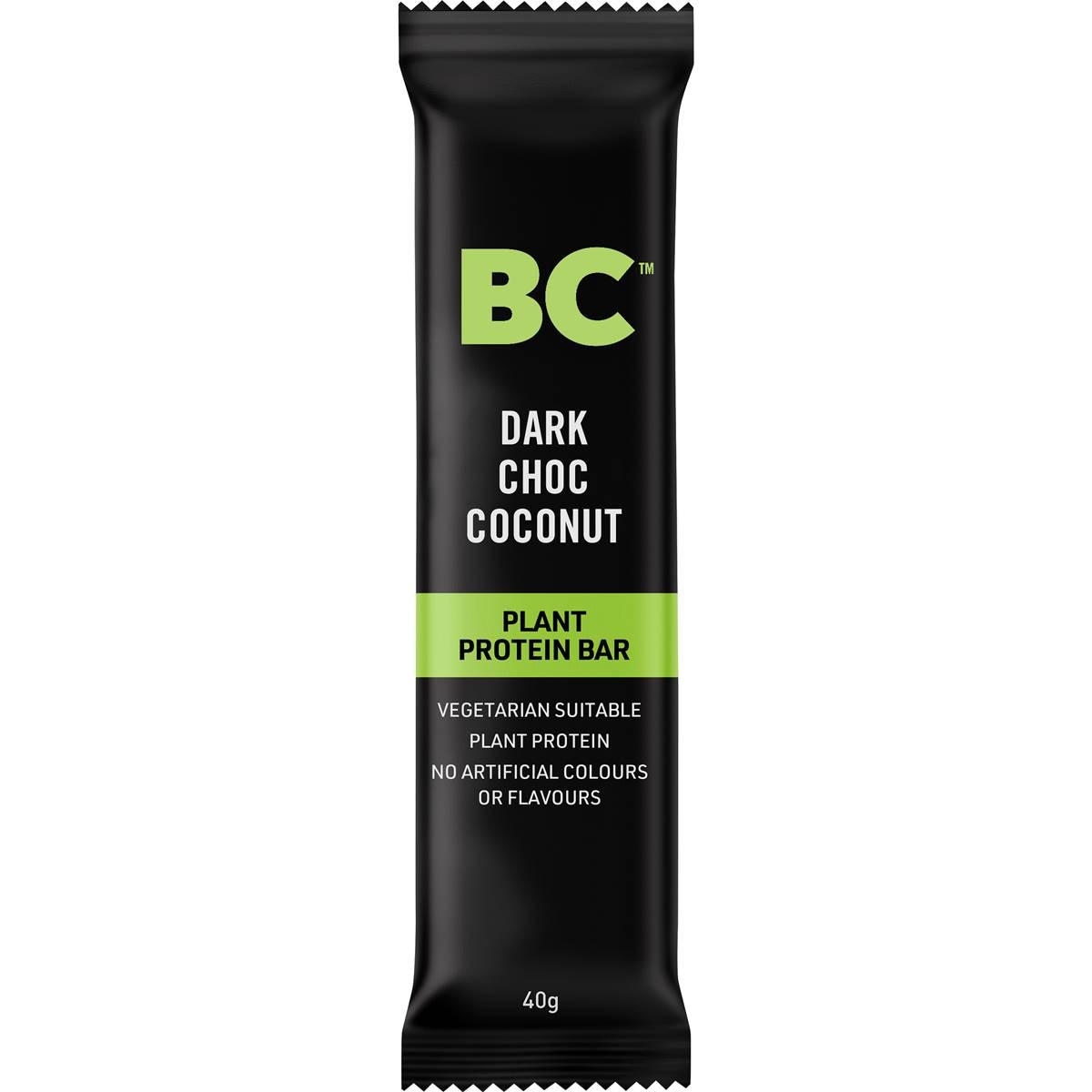 BC Snacks Dark Chocolate Coconut Plant Based Protein Bar 40g