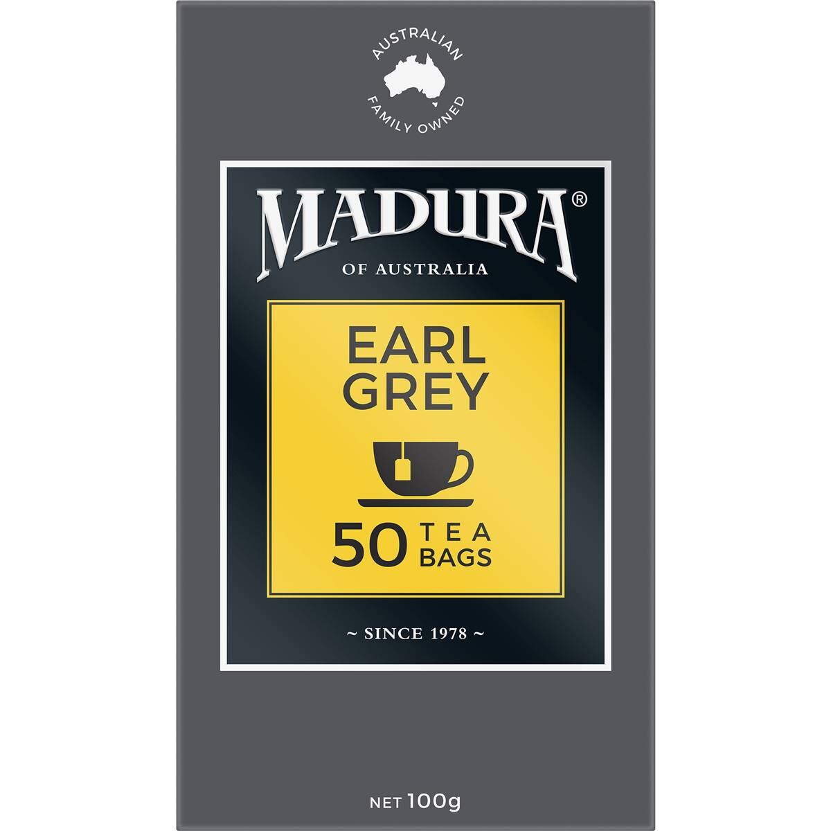 Madura Earl Grey Tea Bags 50 Pack 100g