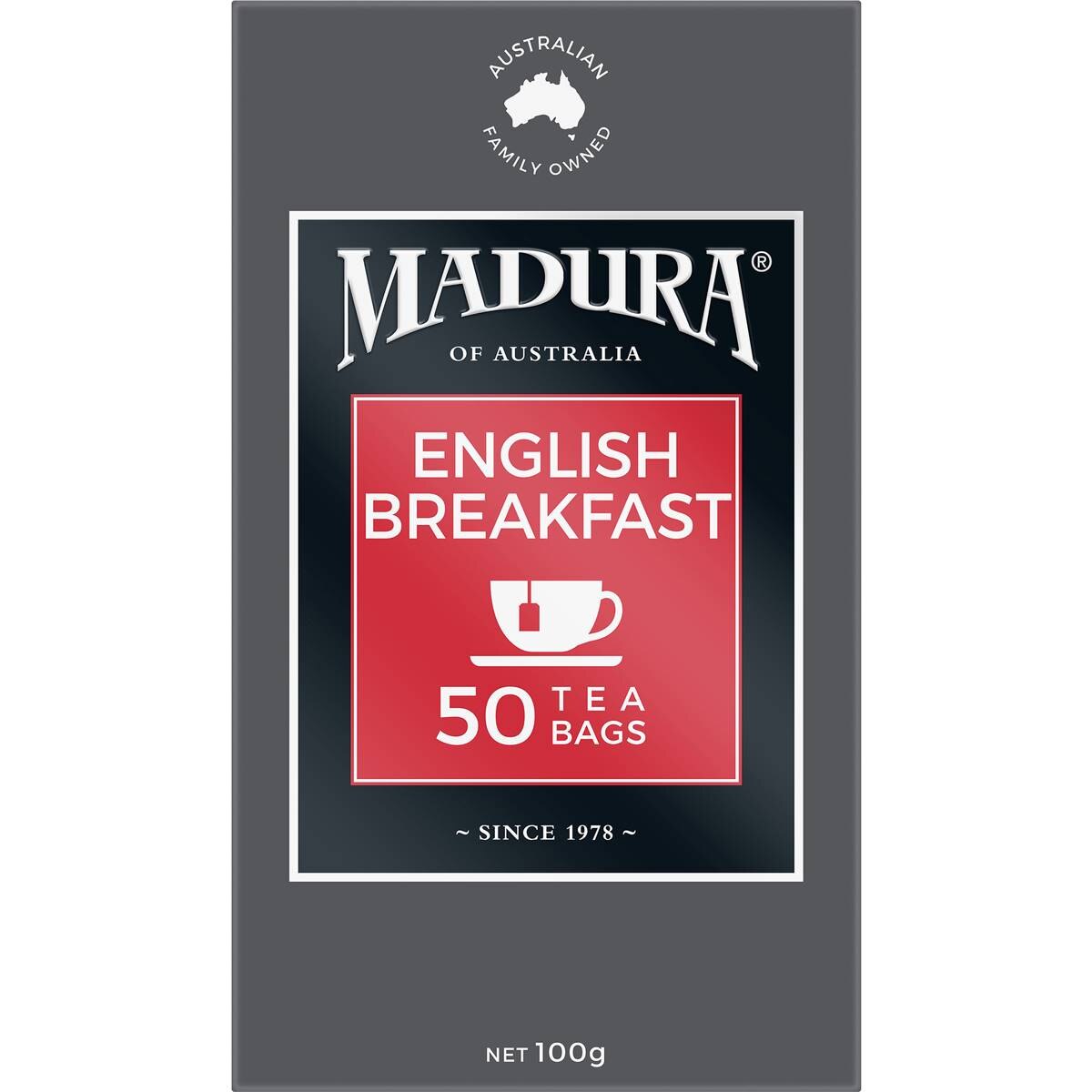 Madura English Breakfast Tea Bags 50 pack