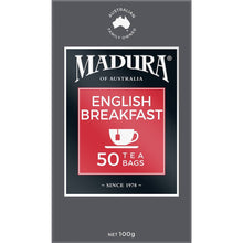 Madura English Breakfast Tea Bags 50 pack