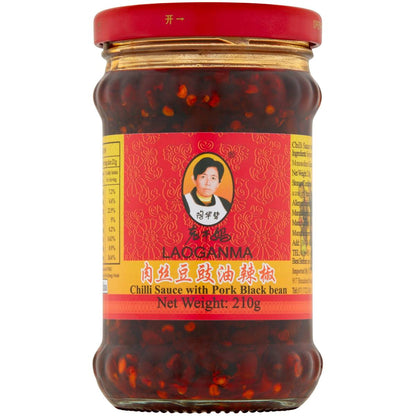 Lao Gan Ma Chilli Sauce Pork Blackbean 210g