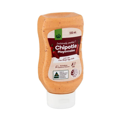 Woolworths Chipotle Mayonnaise 330mL