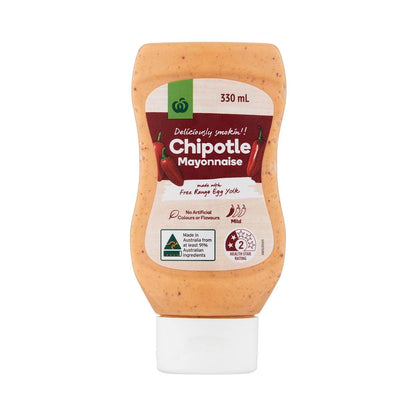 Woolworths Chipotle Mayonnaise 330mL