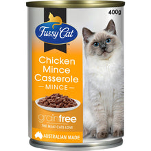 Fussy Cat Grain Free Adult Wet Cat Food Fine Chicken Mince Casserole 400g