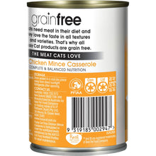 Fussy Cat Grain Free Adult Wet Cat Food Fine Chicken Mince Casserole 400g