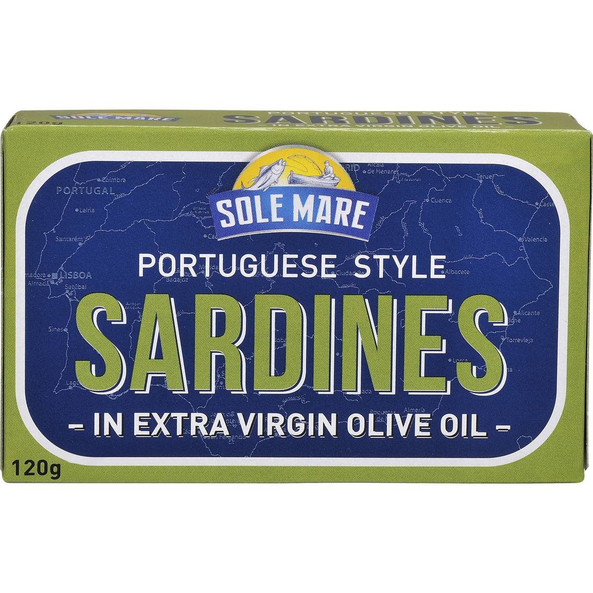 Sole Mare Portuguese Style Sardines 120g