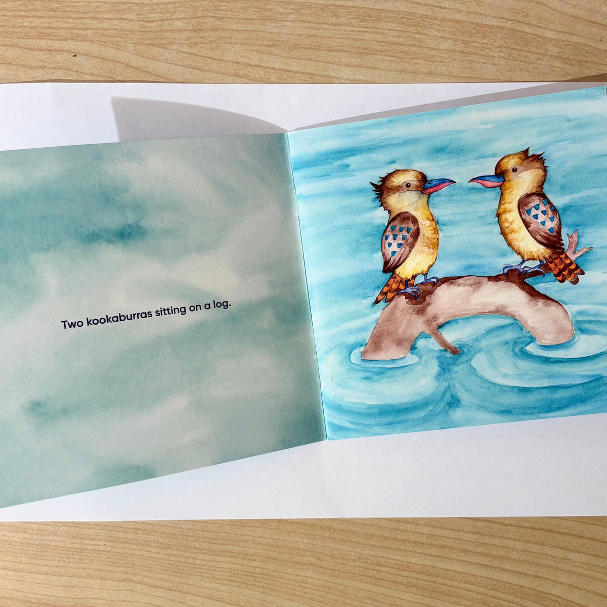 Two Kookaburras (Paperback) by Leanne White Aussie Baby Play Books