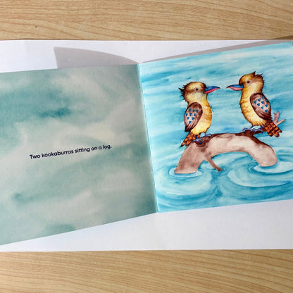 Two Kookaburras (Paperback) by Leanne White Aussie Baby Play Books