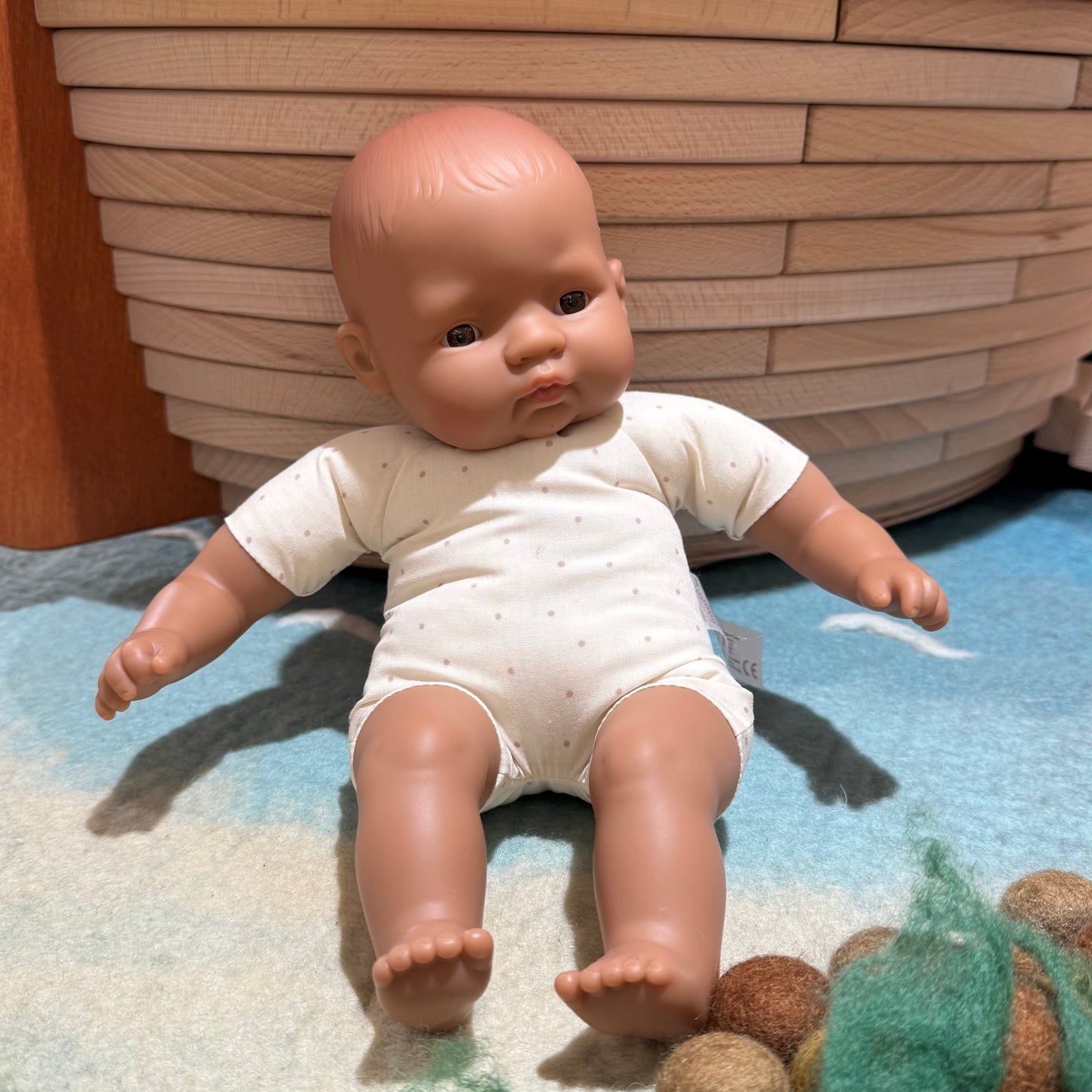 Miniland Soft Body Doll Hispanic Baby Toys 32cm Baby Gifts Idea 18m+