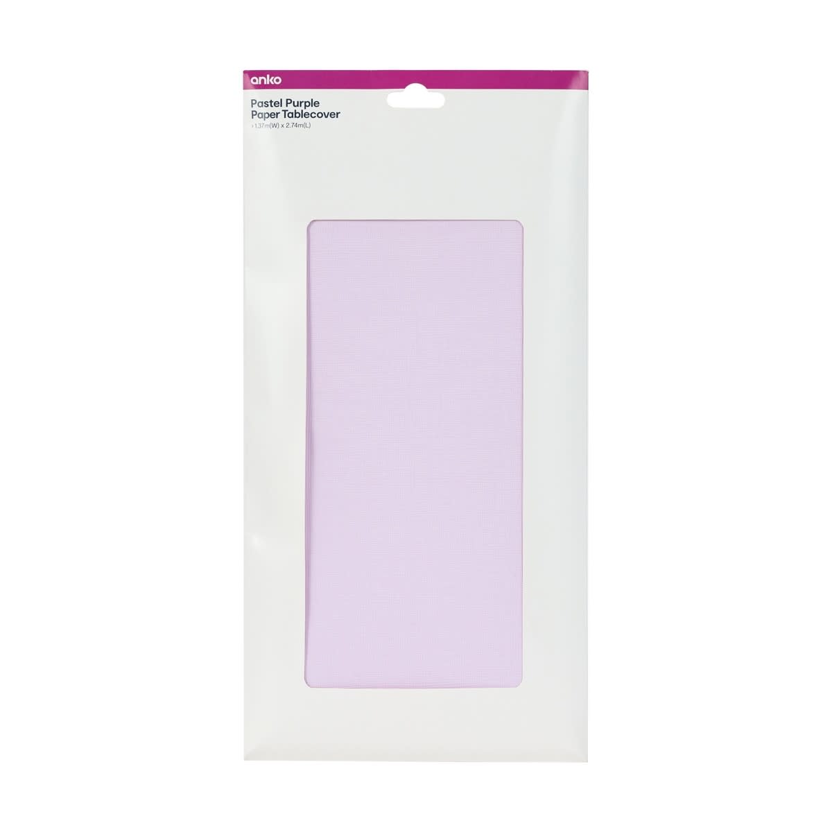 Paper Tablecover - Pastel Purple