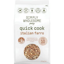 Simply Wholesome Pantry Quick Cook Italian Farro 250g