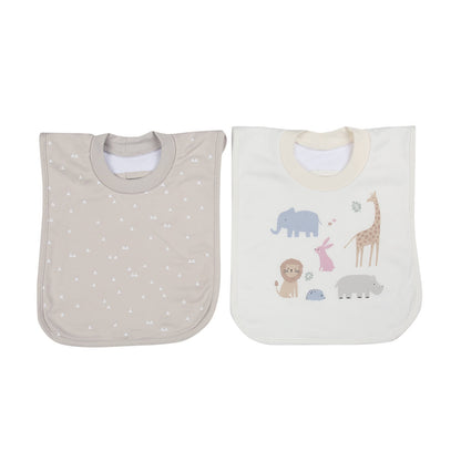 2 Pack Popover Bibs - Safari