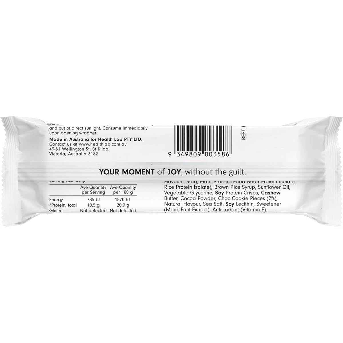 Health Lab Plant Protein Bar Cookies & Crème 50g