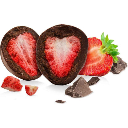 Frisp Strawberries Crisps Chocolate Coated 100g