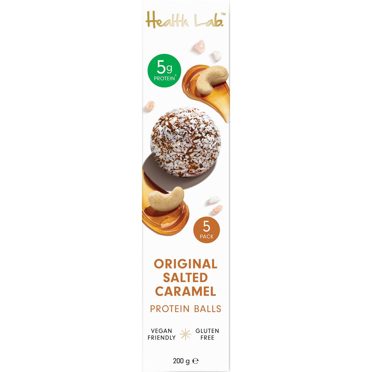 Health Lab Protein Balls Original Salted Caramel 5 pack