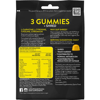SUP Shred Gummies Citrus Rush 35 pack