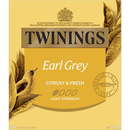 Twinings Earl Grey Tea Bags 100 Pack