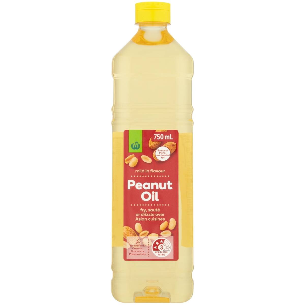Woolworths Peanut Oil 750ml