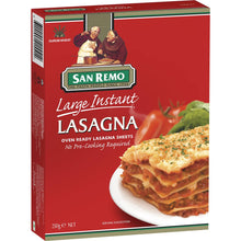 San Remo Lasagne Pasta Large 250g