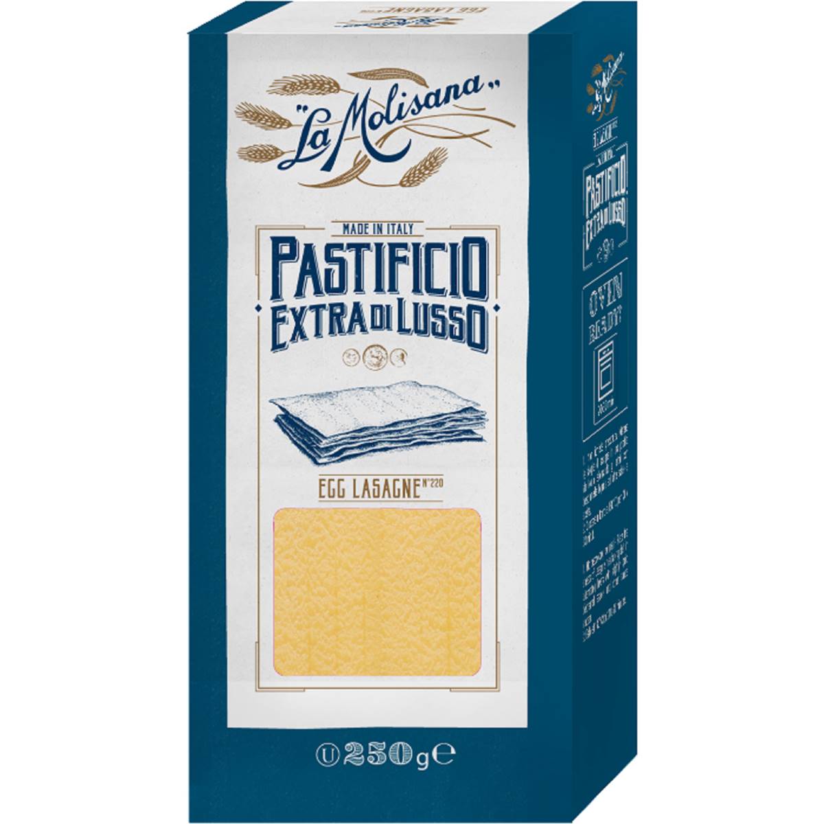 La Molisana Pastificio Extra Di Lusso Egg Lasagne 250G