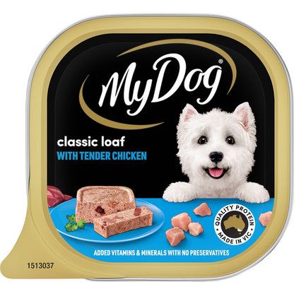 My Dog Adult Wet Dog Food Classic Loaf with Tender Chicken 100g