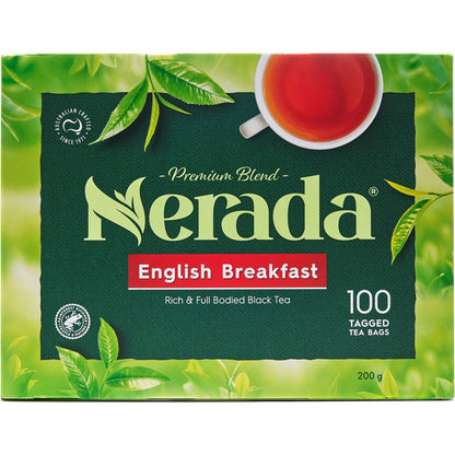 Nerada Tea Bags 100 Pack 200g