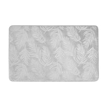 Memory Foam Bath Mat - Silver Leaf