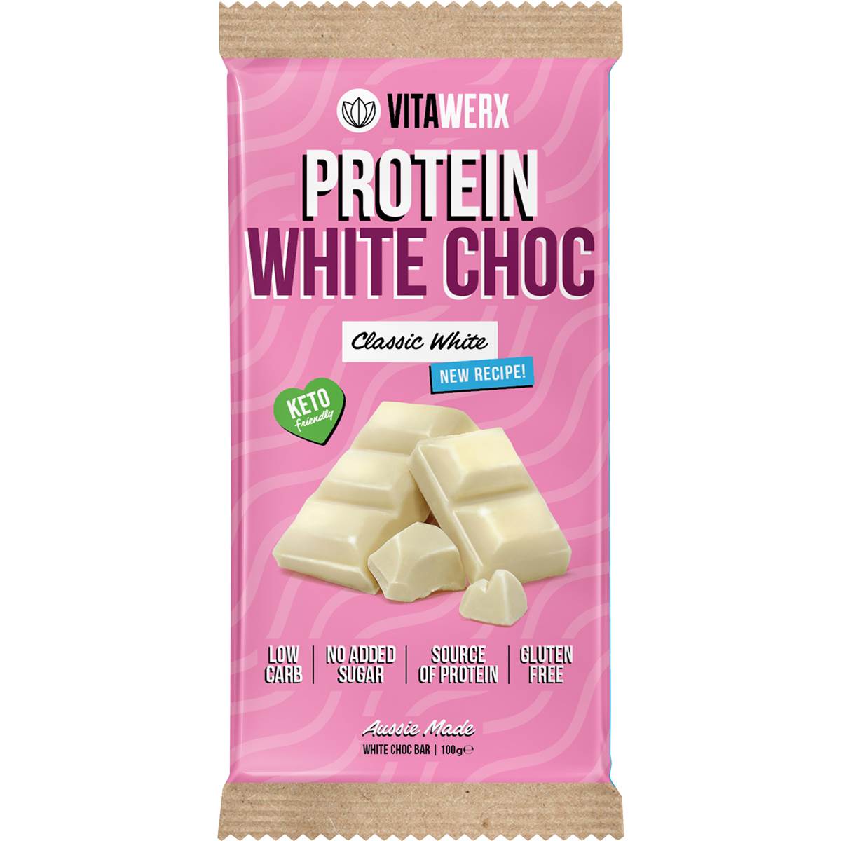Vitawerx Protein White Chocolate Classic White 100g
