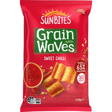 Sunbites Grain Waves Wholegrain Chips Sweet Chilli 170g