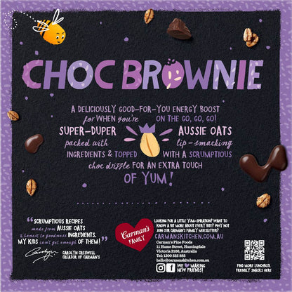 Carman's Aussie Oat Bars Choc Brownie with Chocolate 6 pack