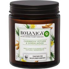 Air Wick Botanica Caribbean Vetiver & Sandalwood Candle 205g