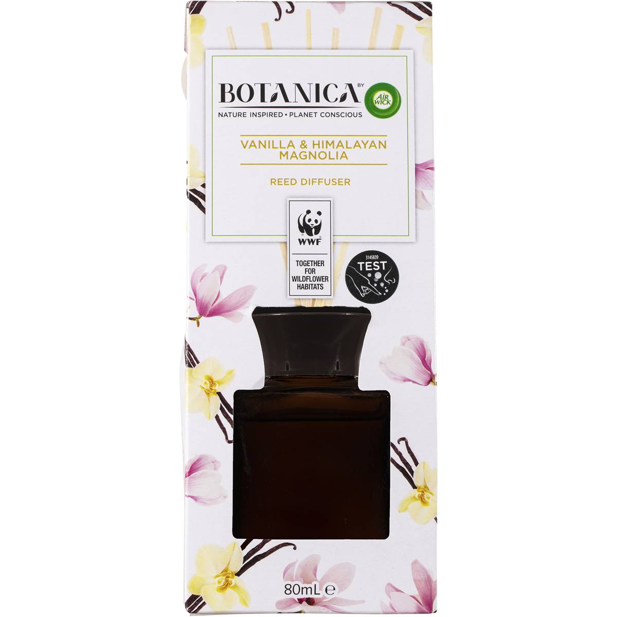 Botanica Vanilla & Himalayan Magnolia Reed Diffuser 80ml