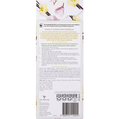 Botanica Vanilla & Himalayan Magnolia Reed Diffuser 80ml