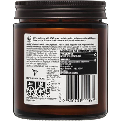 Botanica Candle Moroccan Mint & Pink Grapefruit 205g
