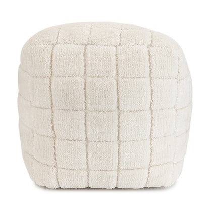 Lofty Check Ottoman