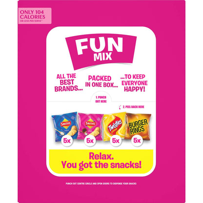 Smith's Potato Chips Fun Mix Multipack Variety 20 Pack