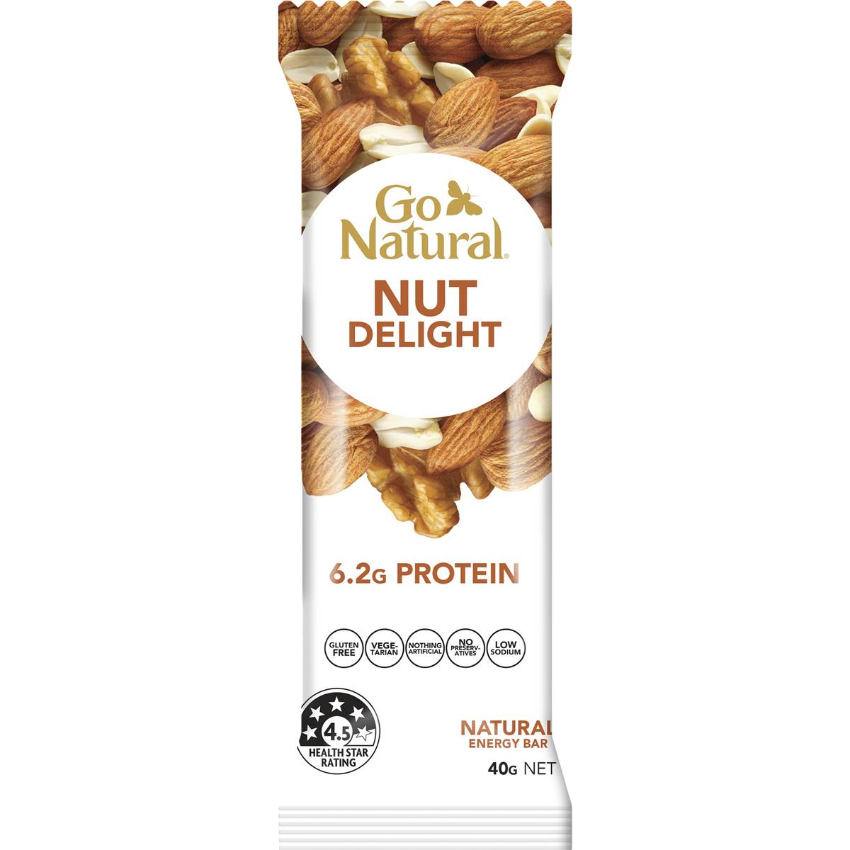 Go Natural Bars Nut Delight 40g