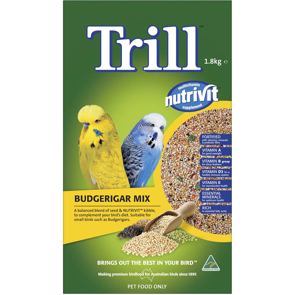 Trill Budgie Mix 1.8kg