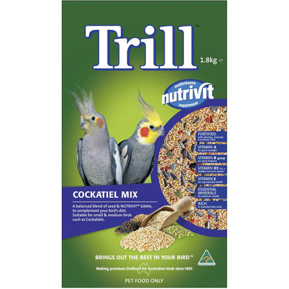 Trill Cockatiel Mix 1.8kg