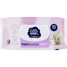 Little One's Premium Baby Wipes Thick Unscented 80 Pack