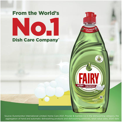 Fairy Ultra Concentrate Original Dishwashing Liquid 495ml