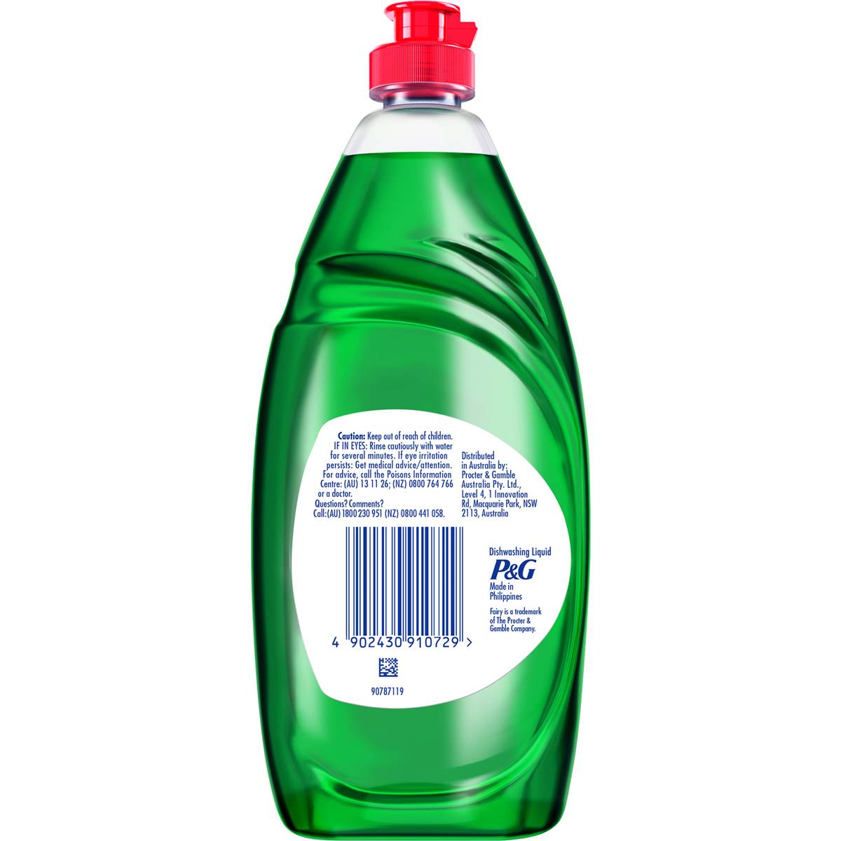 Fairy Ultra Concentrate Lemon Dishwashing Liquid 495ml