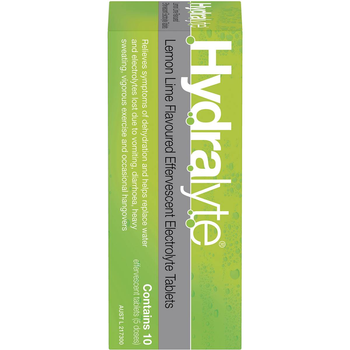 Hydralyte Lemon Lime Effervescent Tablets 10 Pack