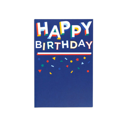 Creative Publishing by Hallmark Birthday Card - Colourful Shapes