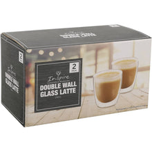 Inspire Double Wall Glass Latte 2 Pack